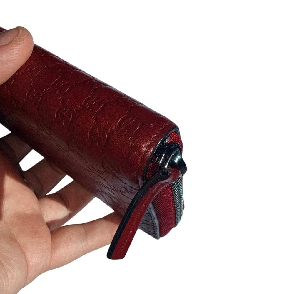 Gucci Long Zip Wallet in Cherry Red - Picture 5 of 8